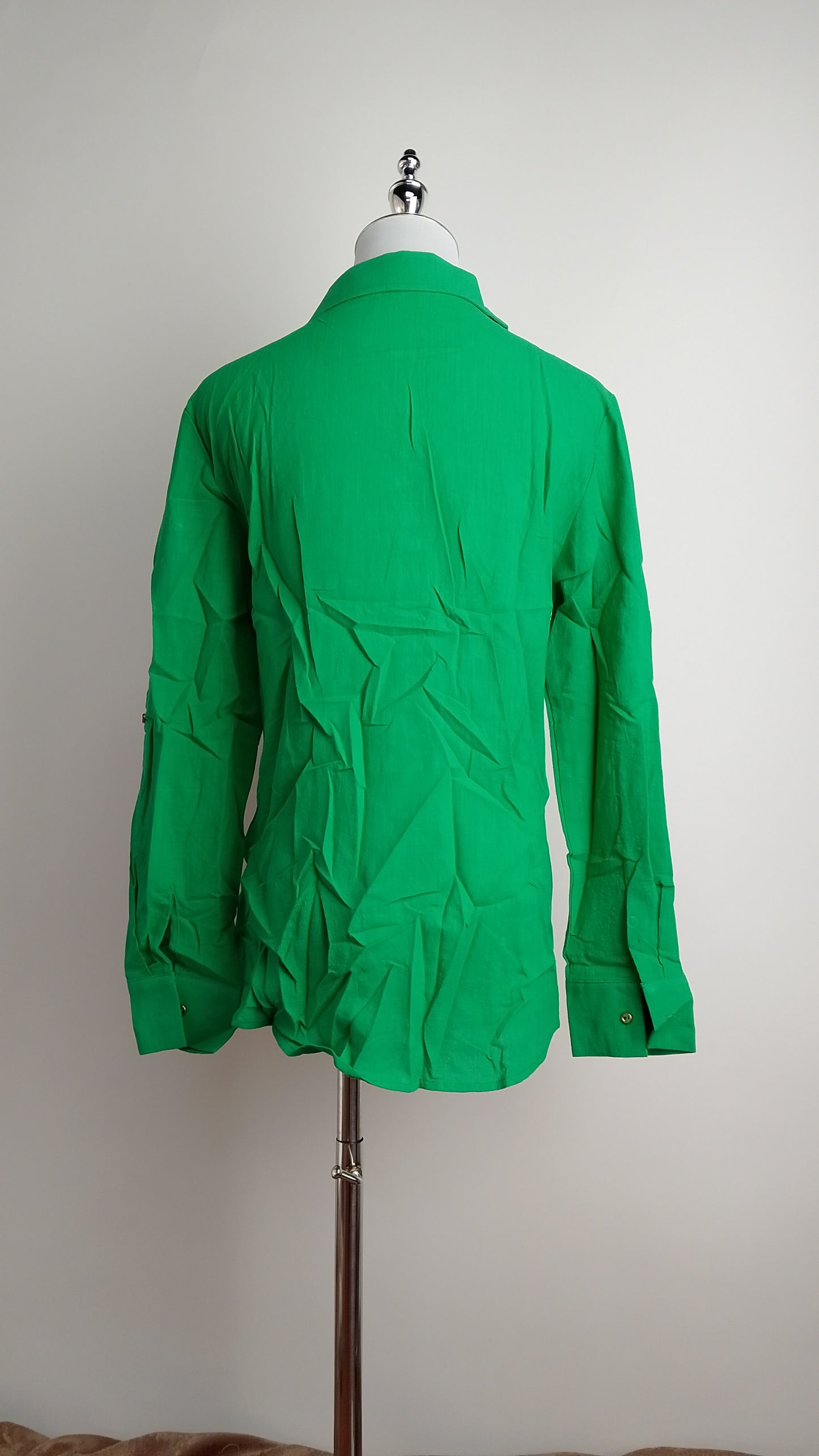 Blusa verde elegante clásica / ANB37