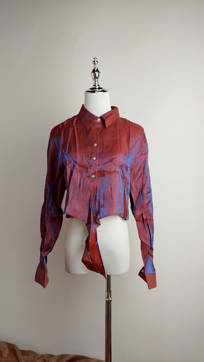 Blusa satinada multicolor / ANB21