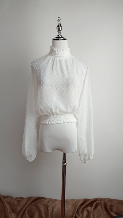 Blusa beige oversize relajada / ANB35