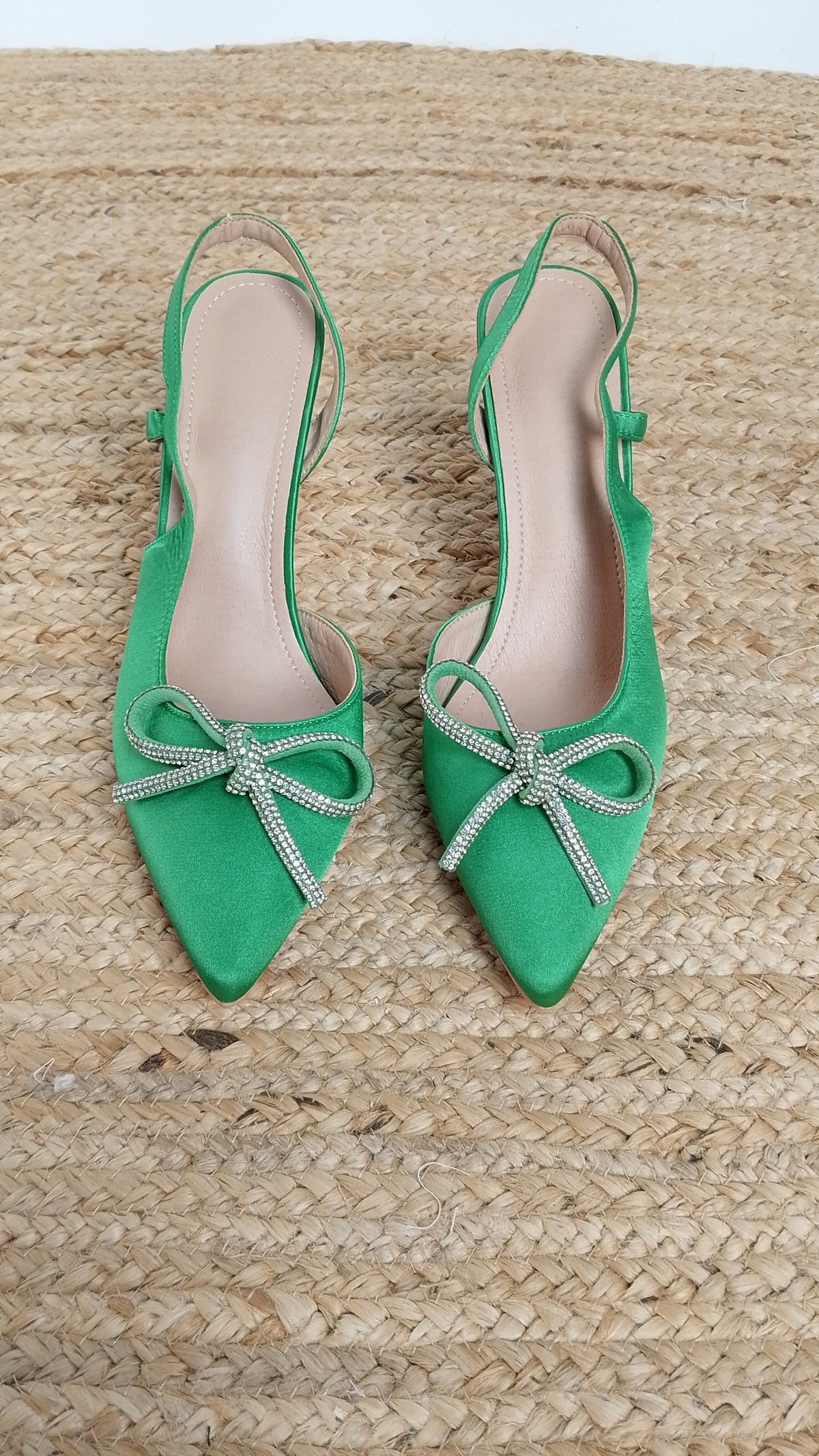 Tacones Verdes de Tiras / Z260122