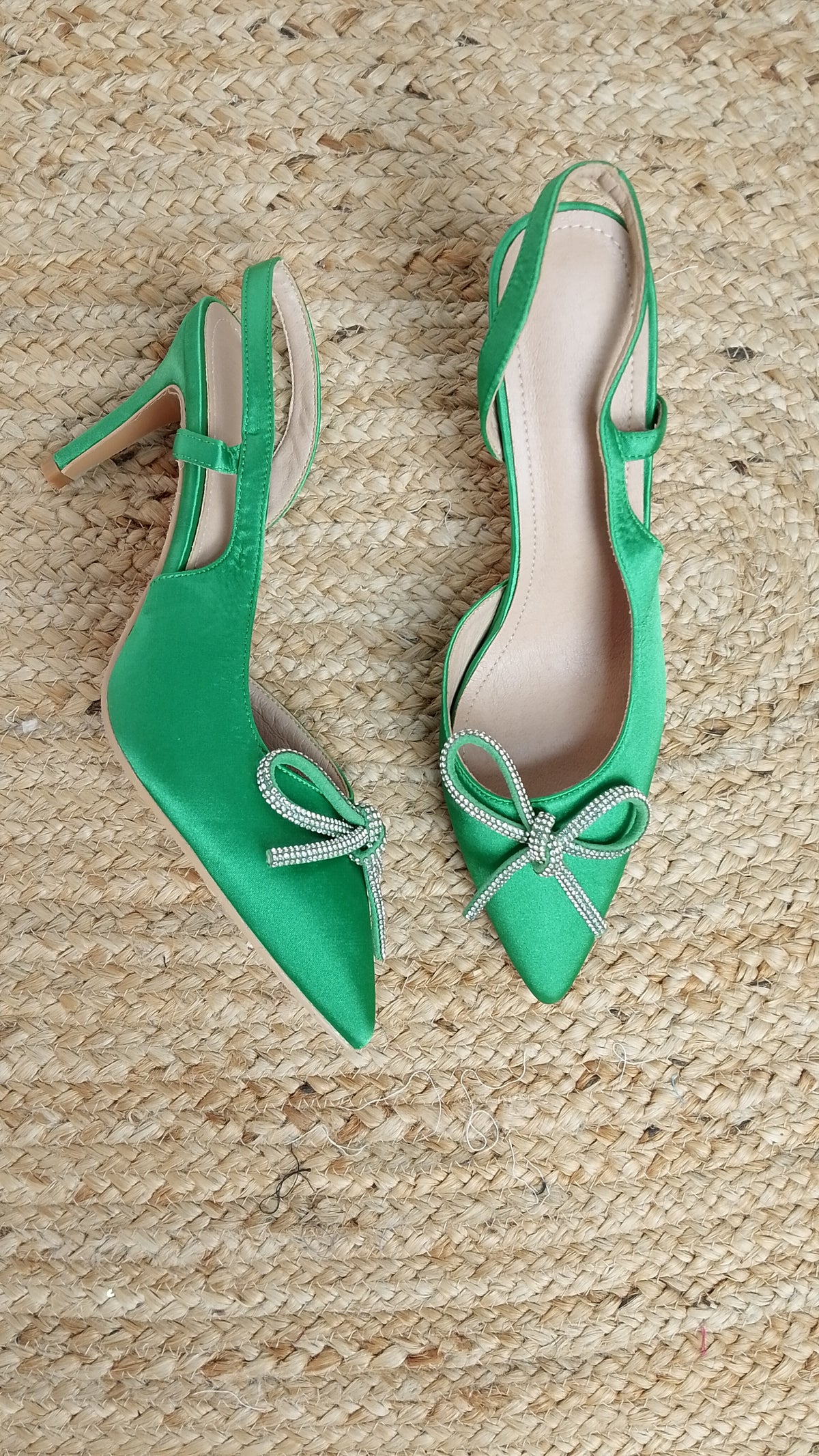 Tacones Verdes de Tiras / Z260122