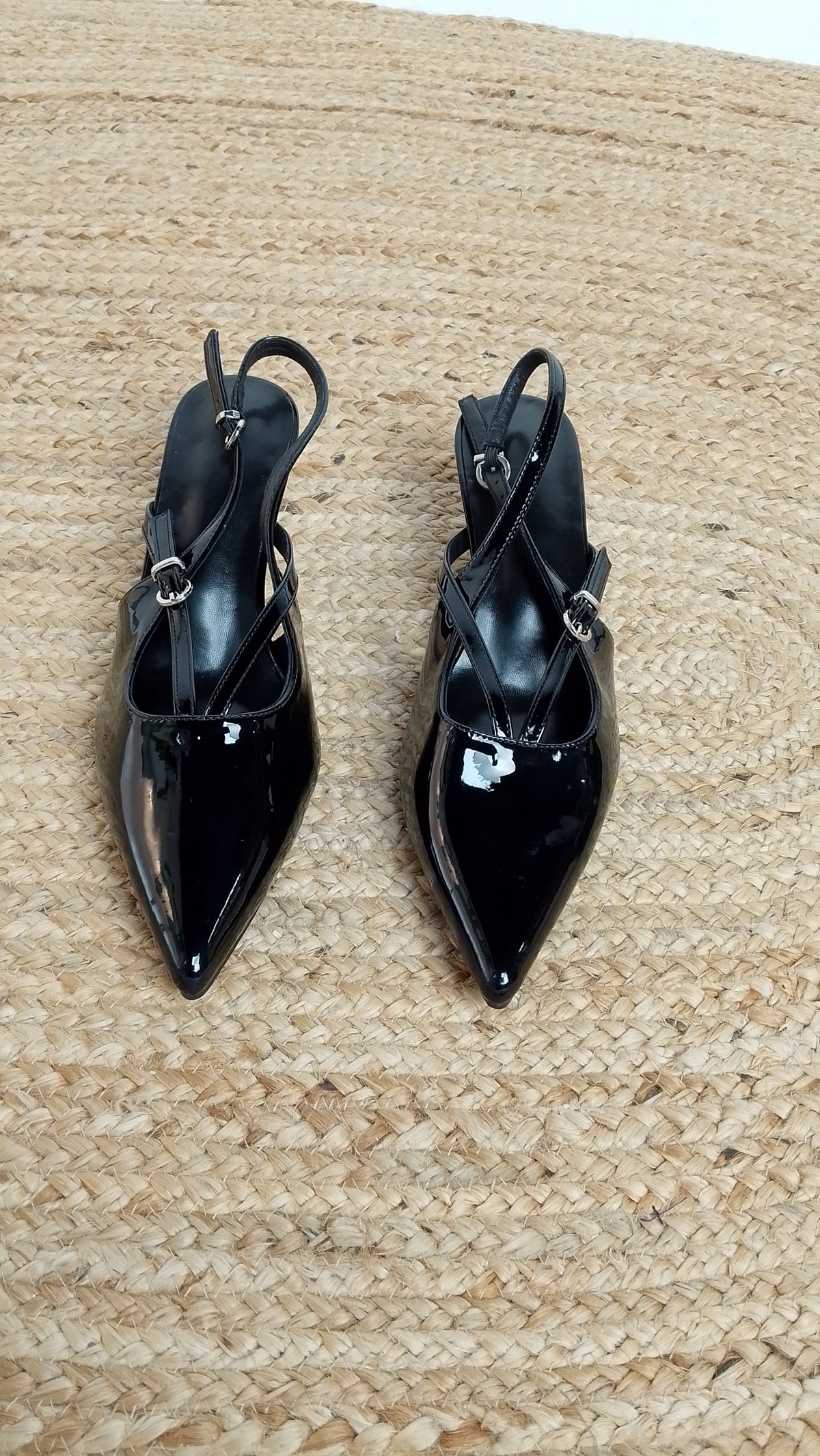 Tacones Negros Brillante / Z260139