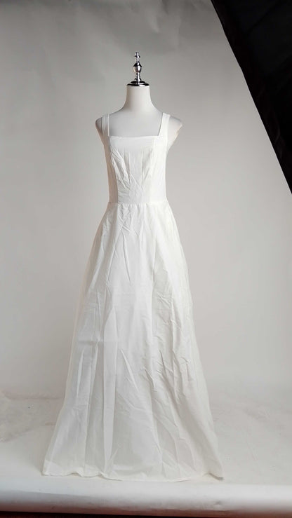 Vestido Blanco Largo D&M / V441
