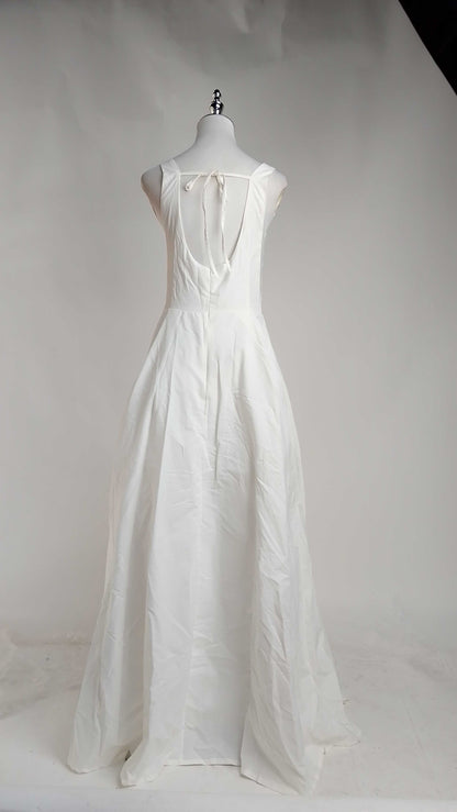 Vestido Blanco Largo D&M / V441