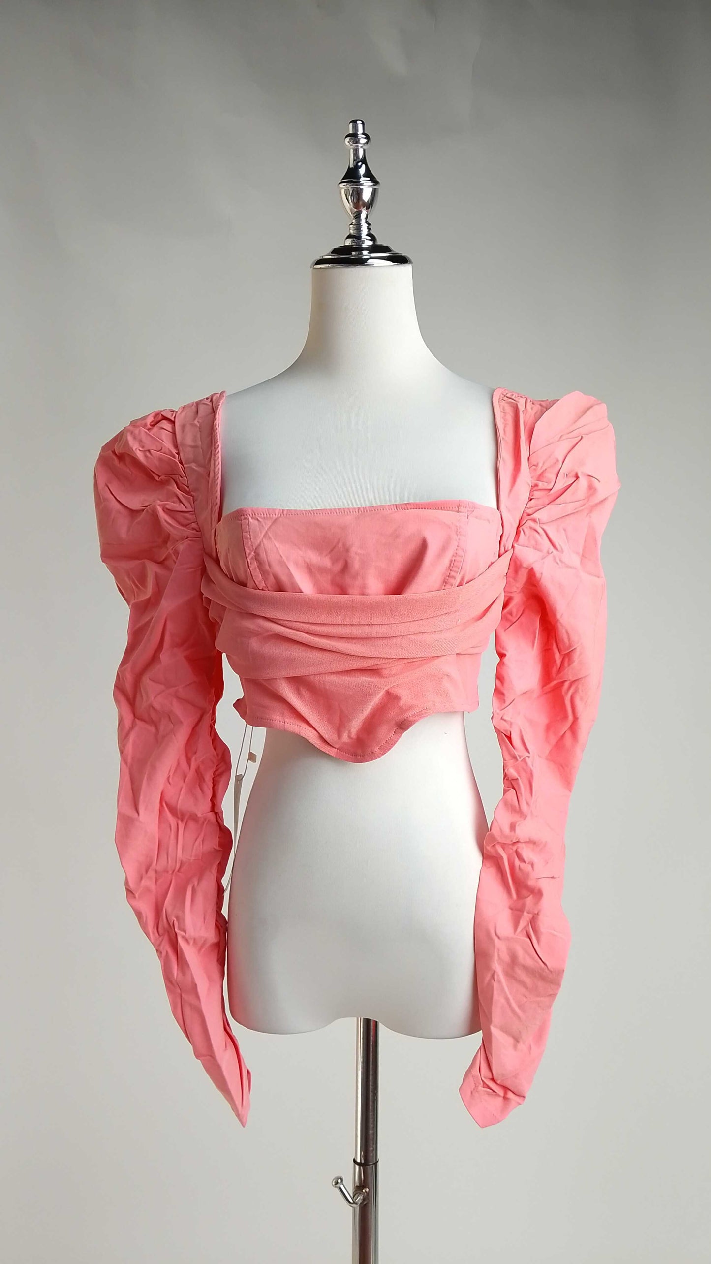 Blusa coral manga larga fluida D&M / V374