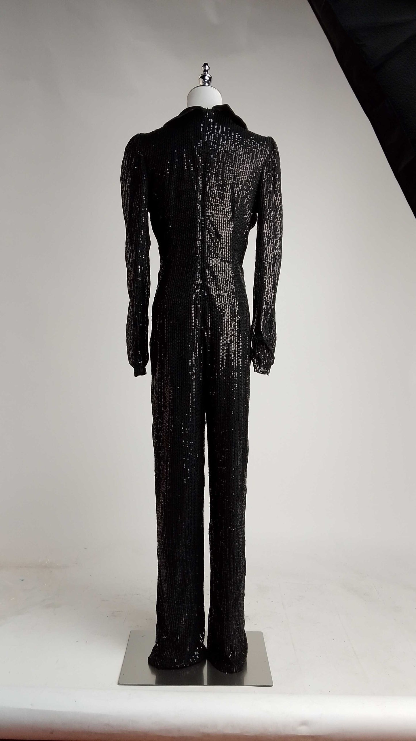 Enterizo negro de lentejuelas D&M / V461