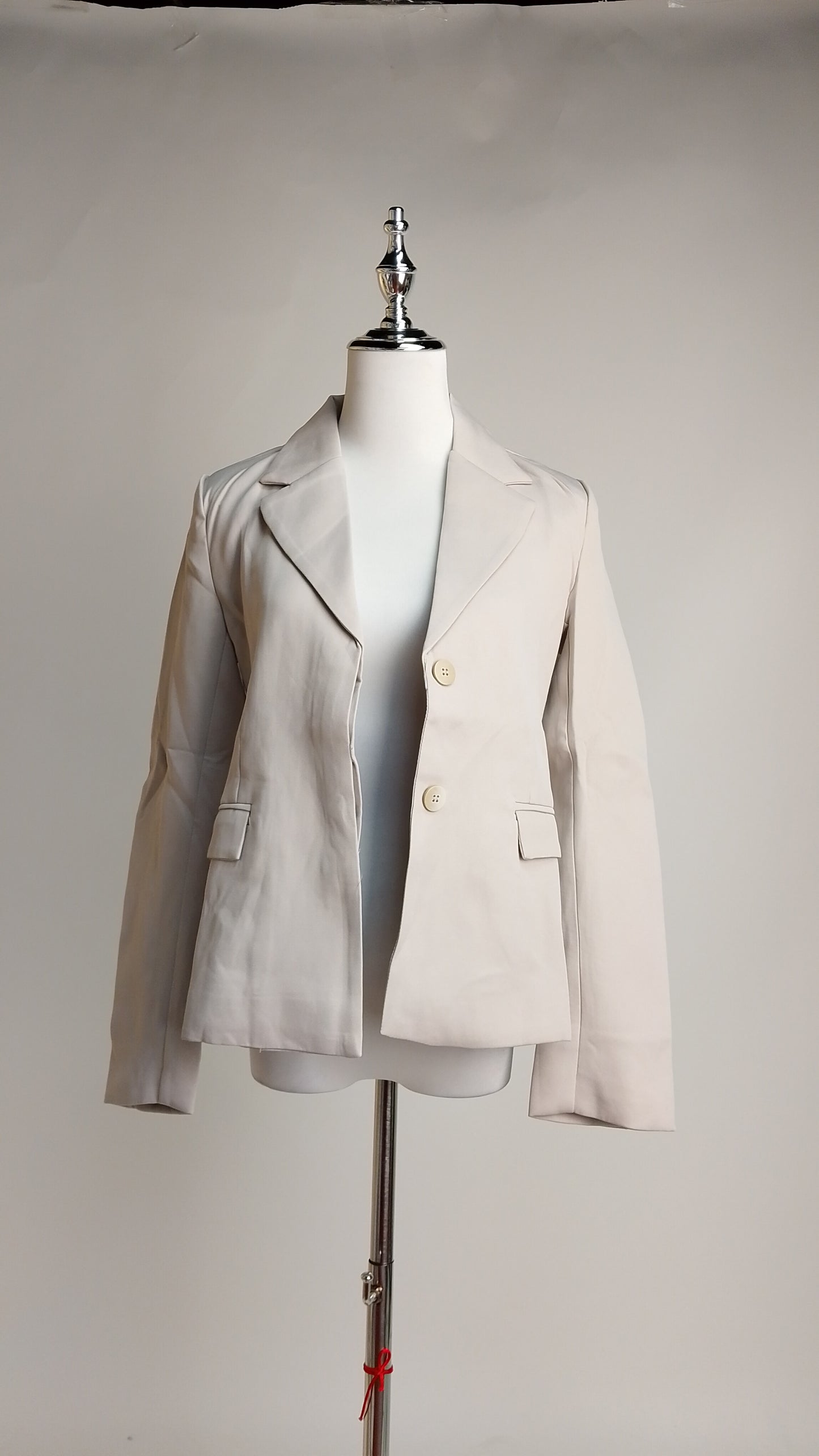 Blazer Gris Claro Elegante / ANBL2653