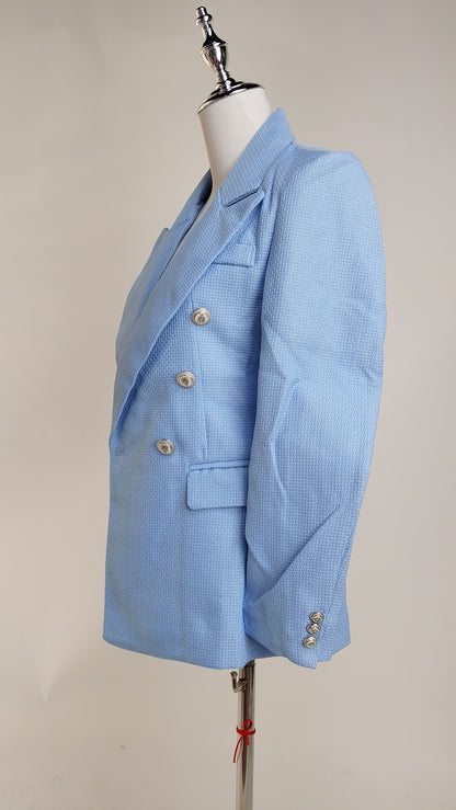 Blazer Sastre Azul Pastel / ANBL2681