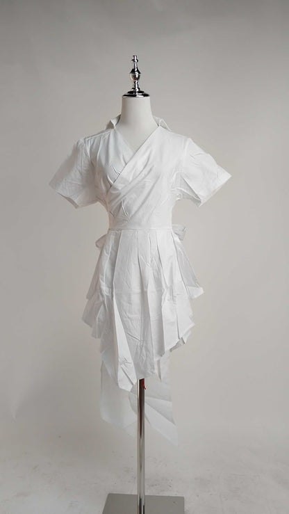 Blusa blanca cruzada /AO72