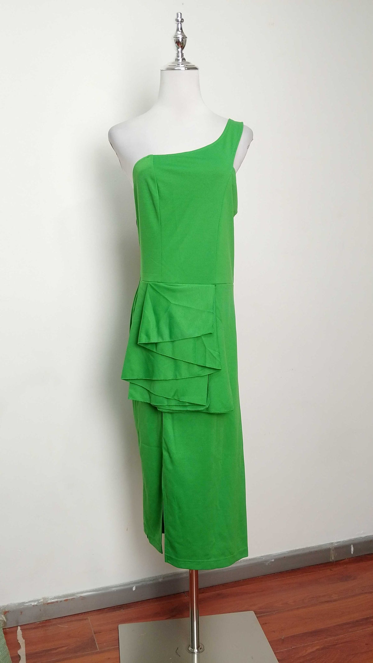 Vestido Verde strapless/ AO2