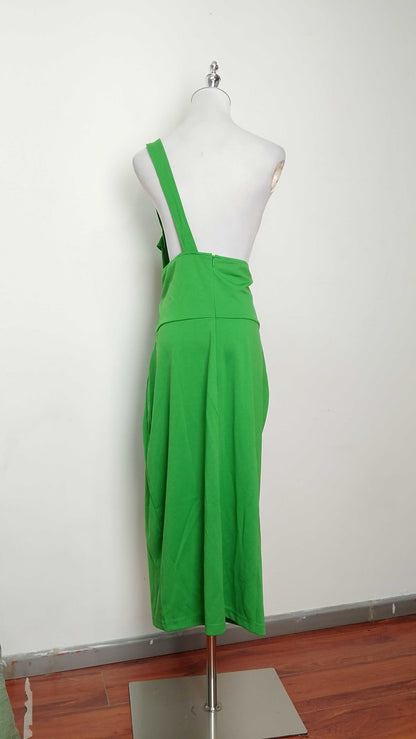 Vestido Verde strapless/ AO2