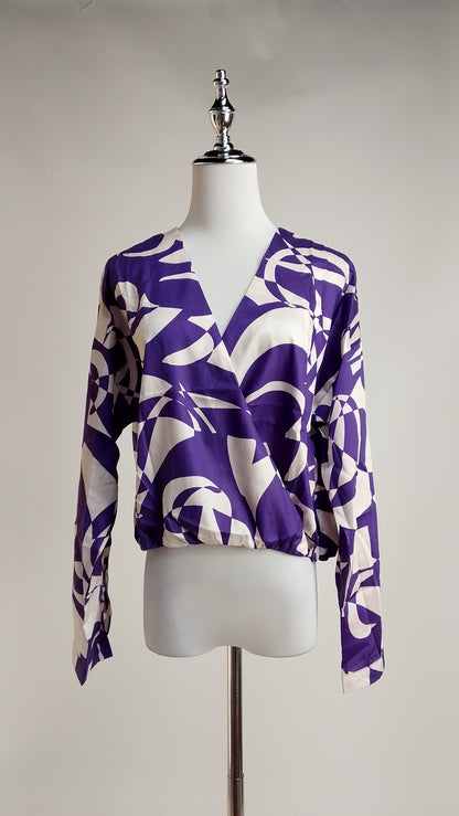 Blusa Estampada de Manga Larga / ANB26066