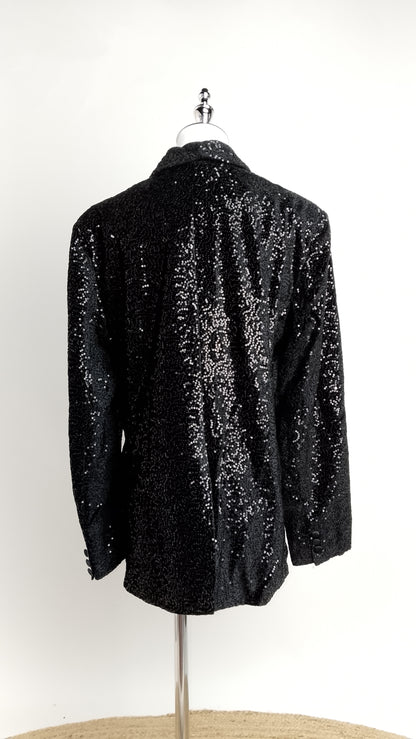 Blazer Negro Noche Elegante / ANBL2619