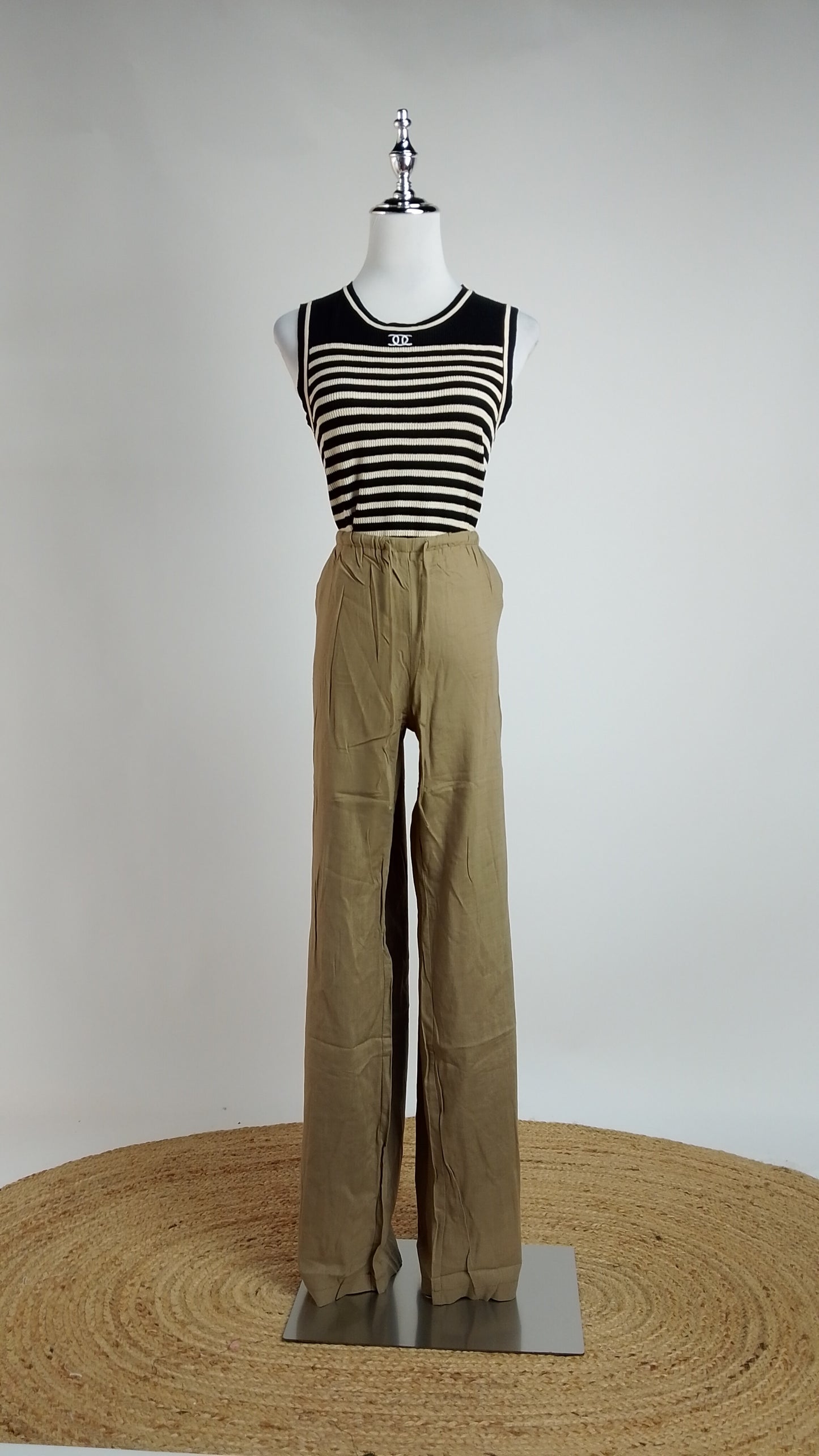Pantalón Palazzo con Cordones / ANE1001-42