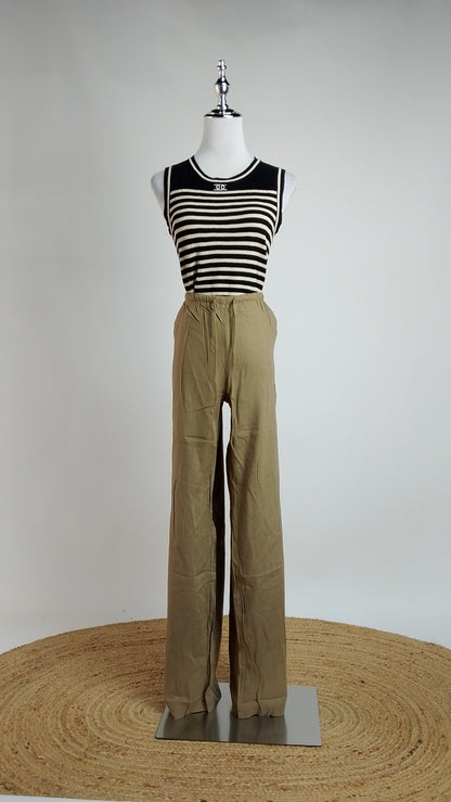Pantalón Palazzo con Cordones / ANE1001-42