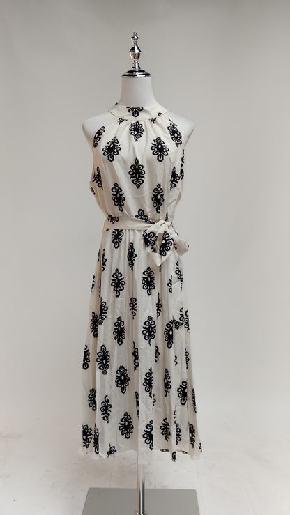 Vestido Blanco y Negro / SH99