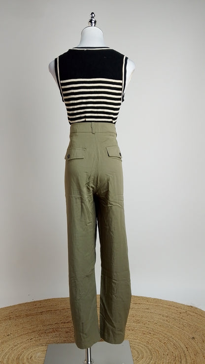 Pantalón verde oliva casual / ANE1001-23