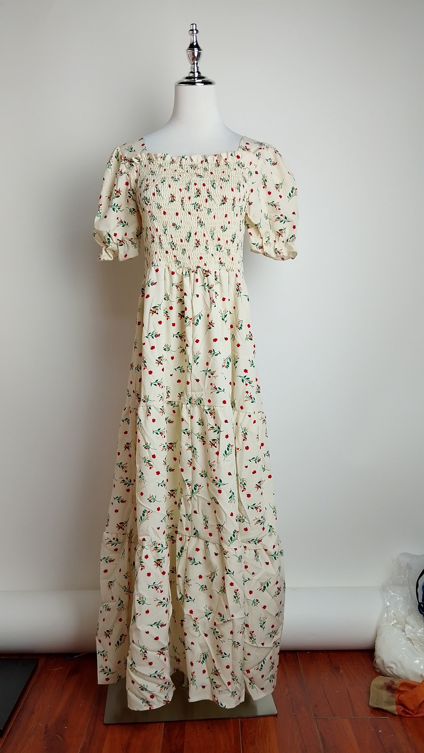 Vestido Maxi Floral Fresco / SH77