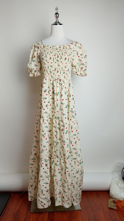 Vestido Maxi Floral Fresco / SH77