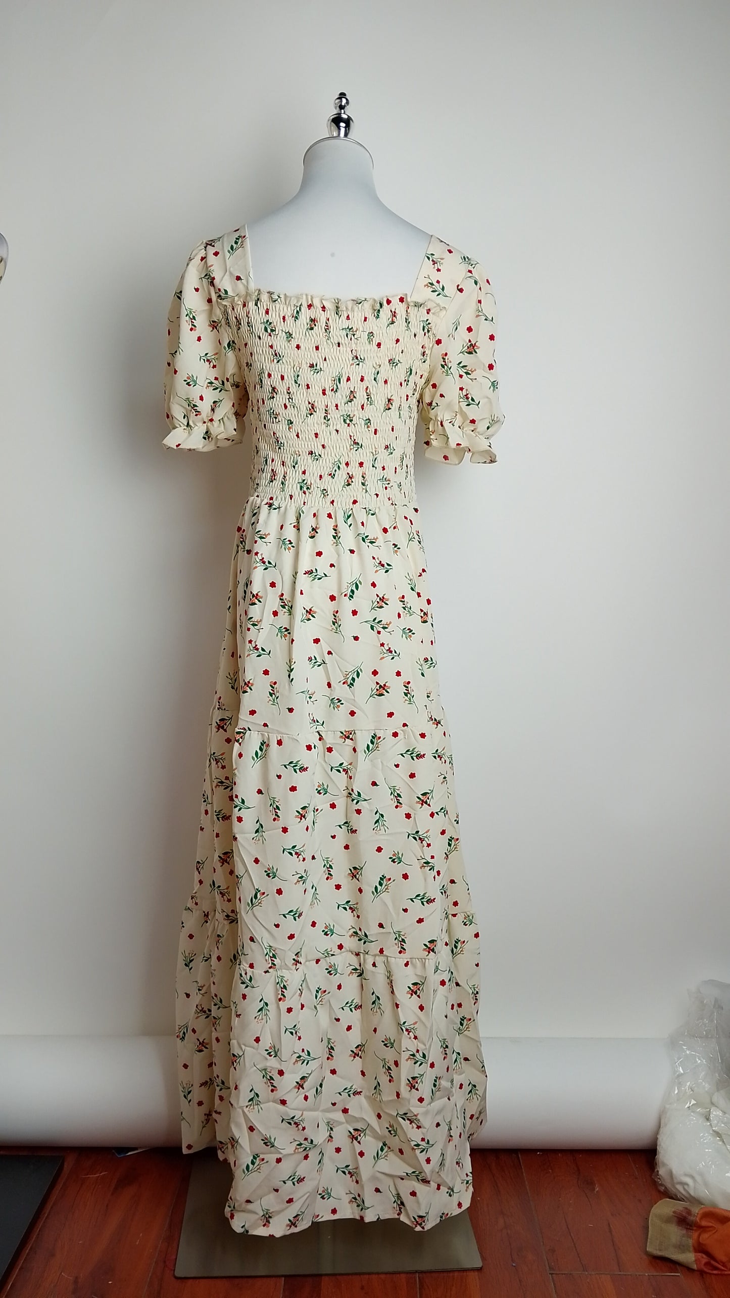 Vestido Maxi Floral Fresco / SH77