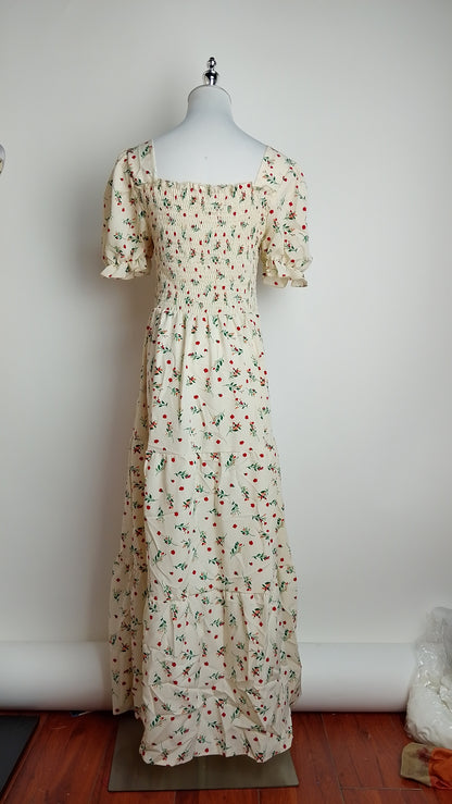 Vestido Maxi Floral Fresco / SH77