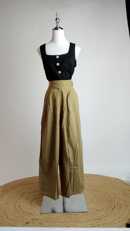 Pantalón beige cargo / ANE1001-38