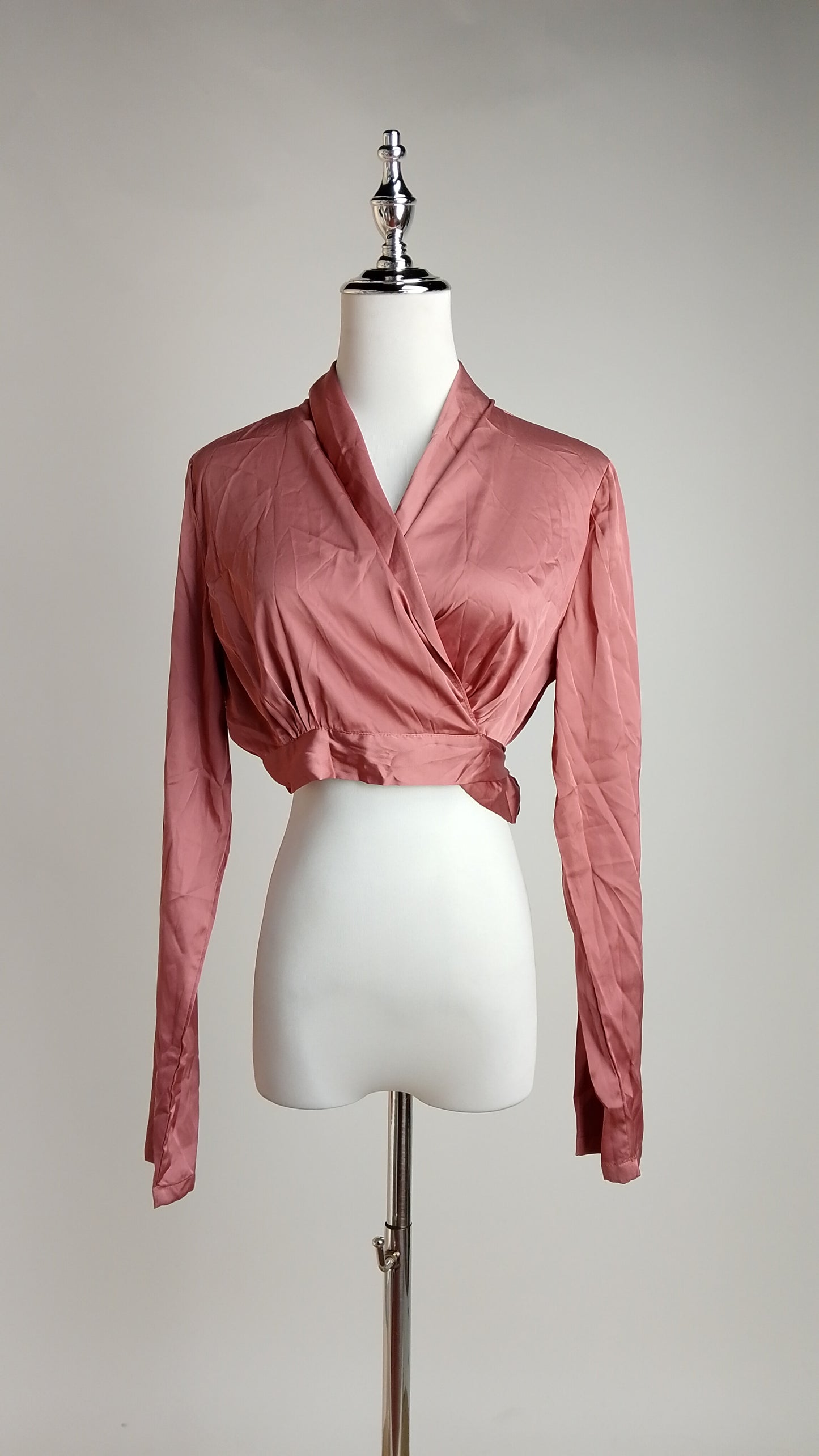 Blusa Satinada Cruzada / ANB26041