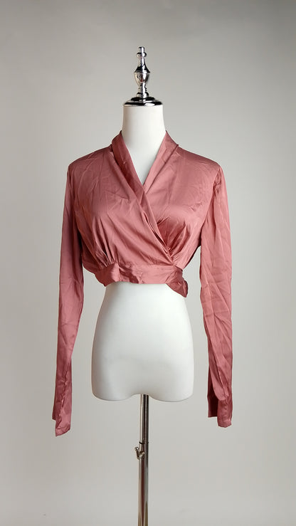 Blusa Satinada Cruzada / ANB26041