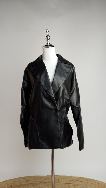 Blazer Negro Elegante Noche / ANBL2624