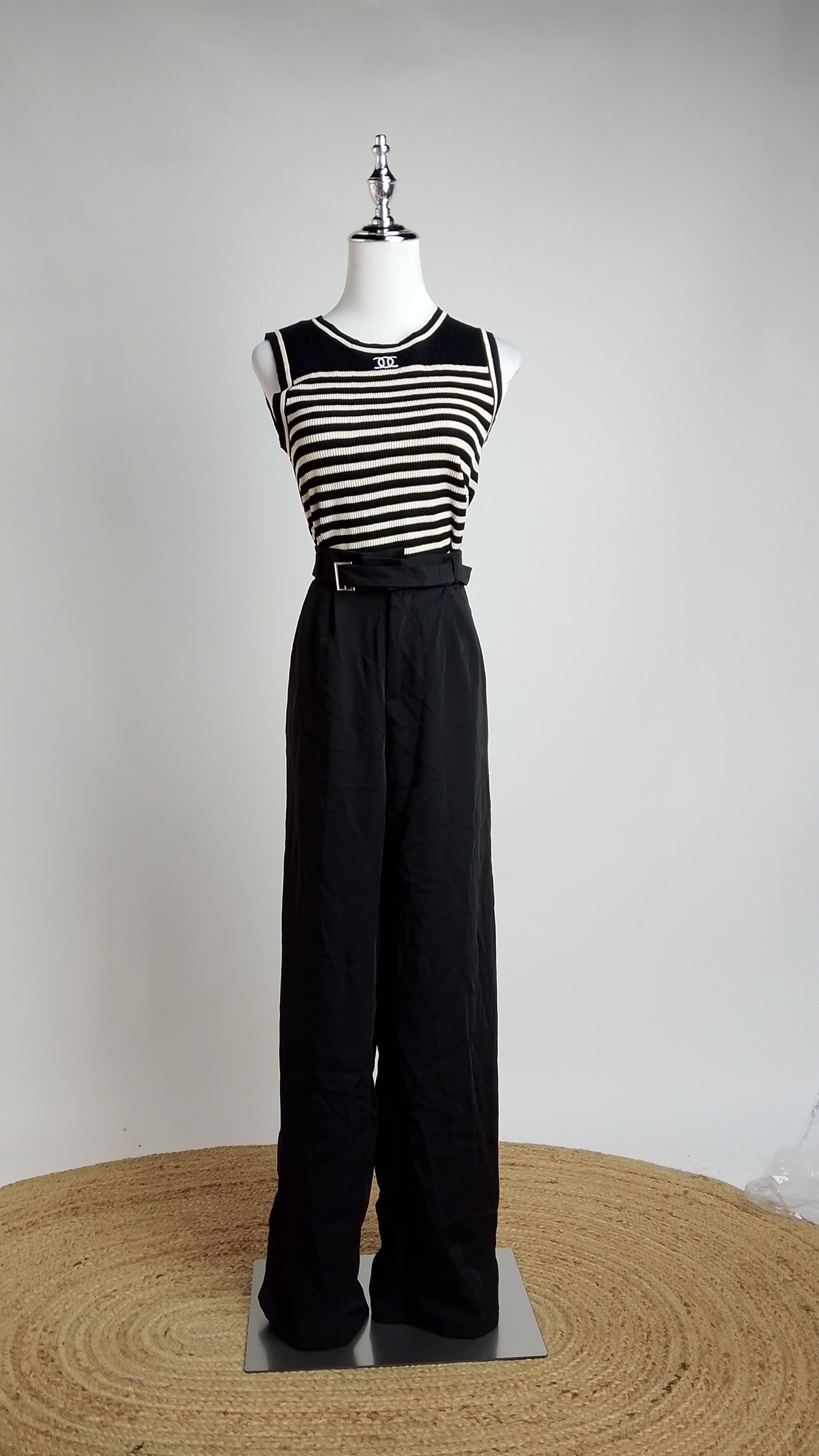 Pantalón Palazzo Negro Premium / ANE1001-47