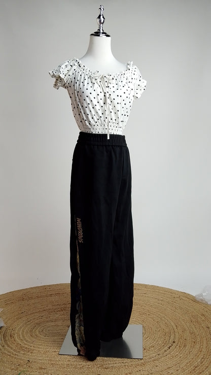 Pantalón Negro Relax / ANE1001-51