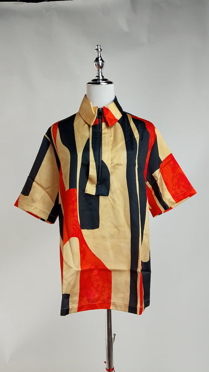 Blusa Estampada Geométrica / ANB26077