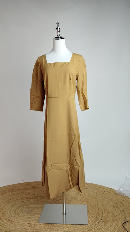 Vestido Midi Camel / L59A