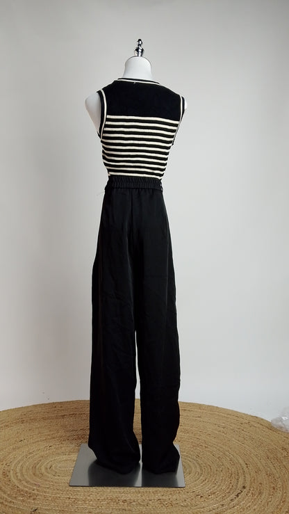 Pantalón Palazzo Negro Premium / ANE1001-47