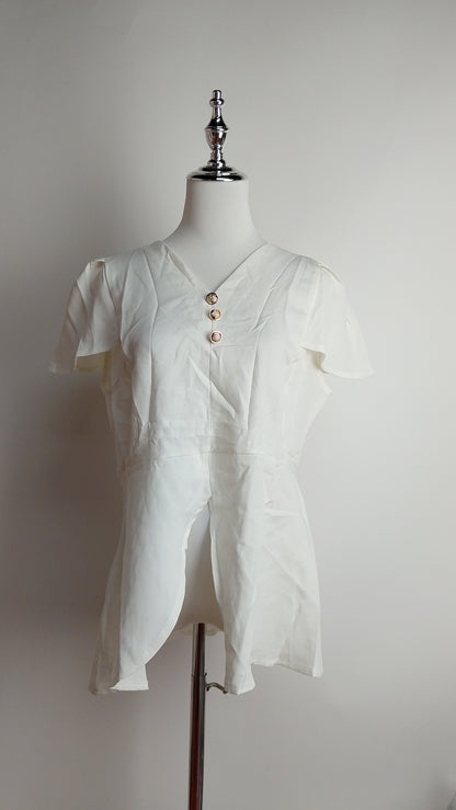 Blusa con abertura / L16A