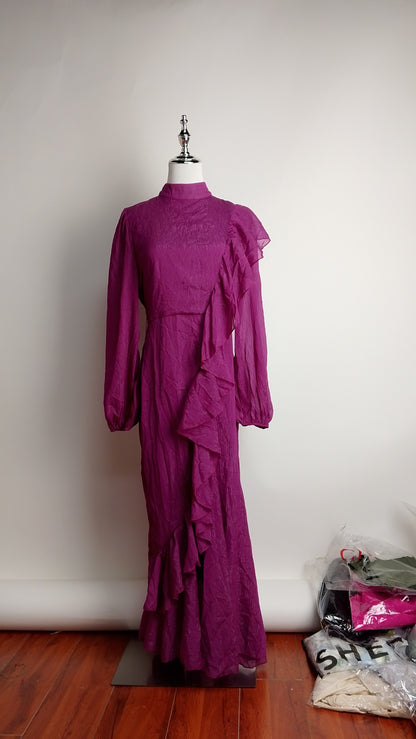 Vestido con pliegos / SH17