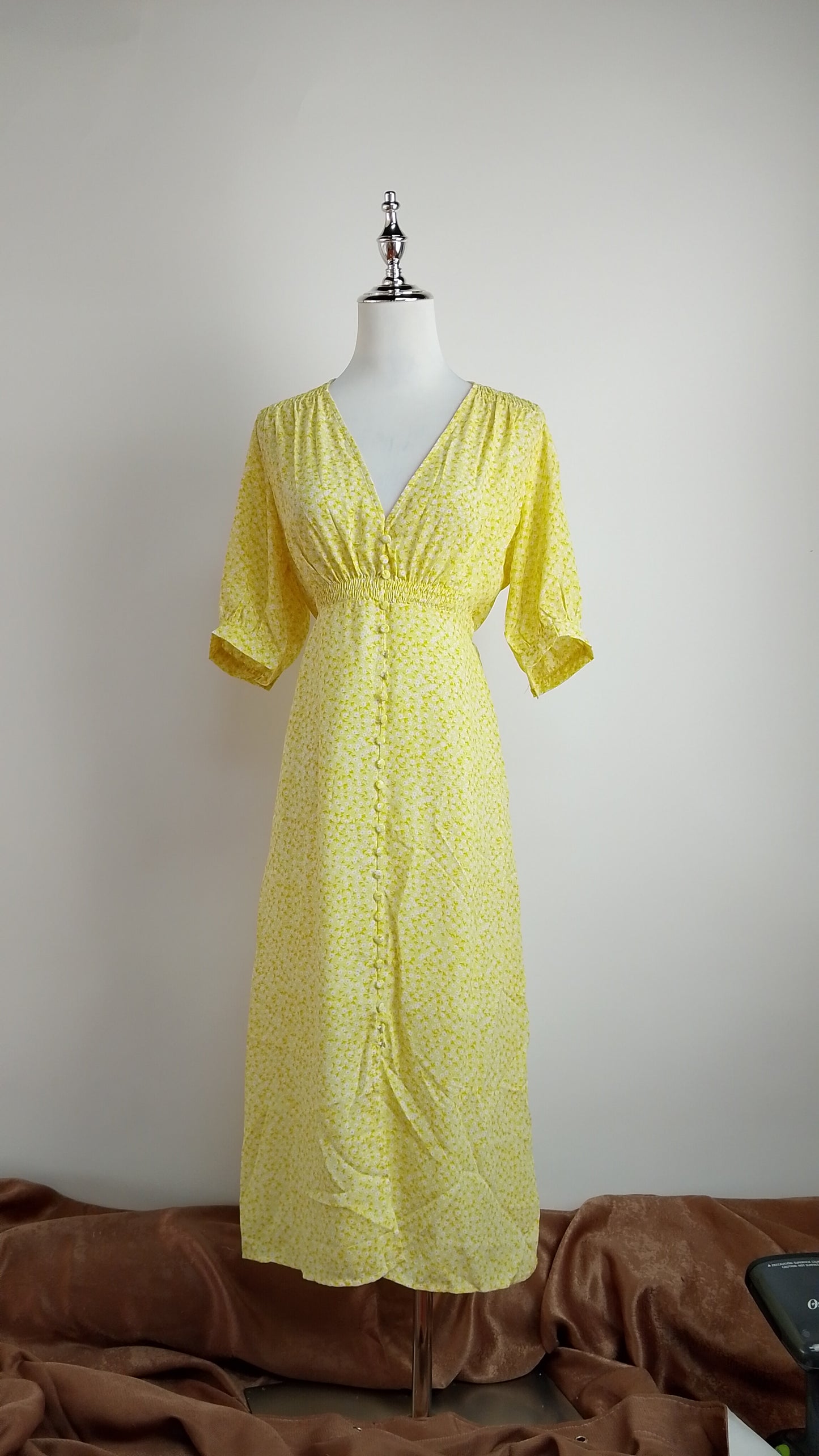 Vestido Amarillo Largo / ANU25