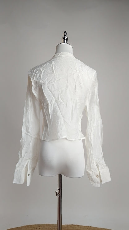 Blusa con Volantes y Encaje / ANB26040
