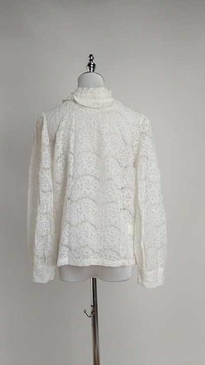 Blusa Texturizada con Encaje / ANB26033