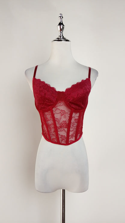 Corset Rojo Corto / CB16