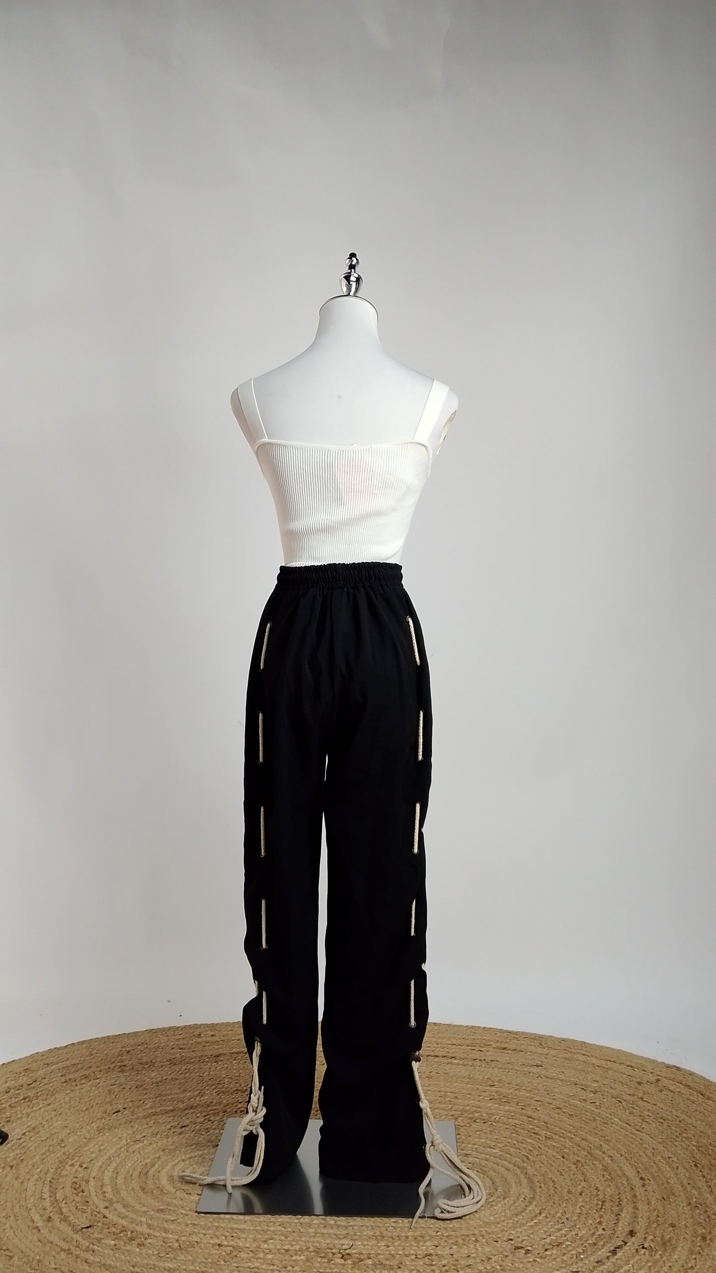 Pantalón Negro Deportivo / ANE1001-53
