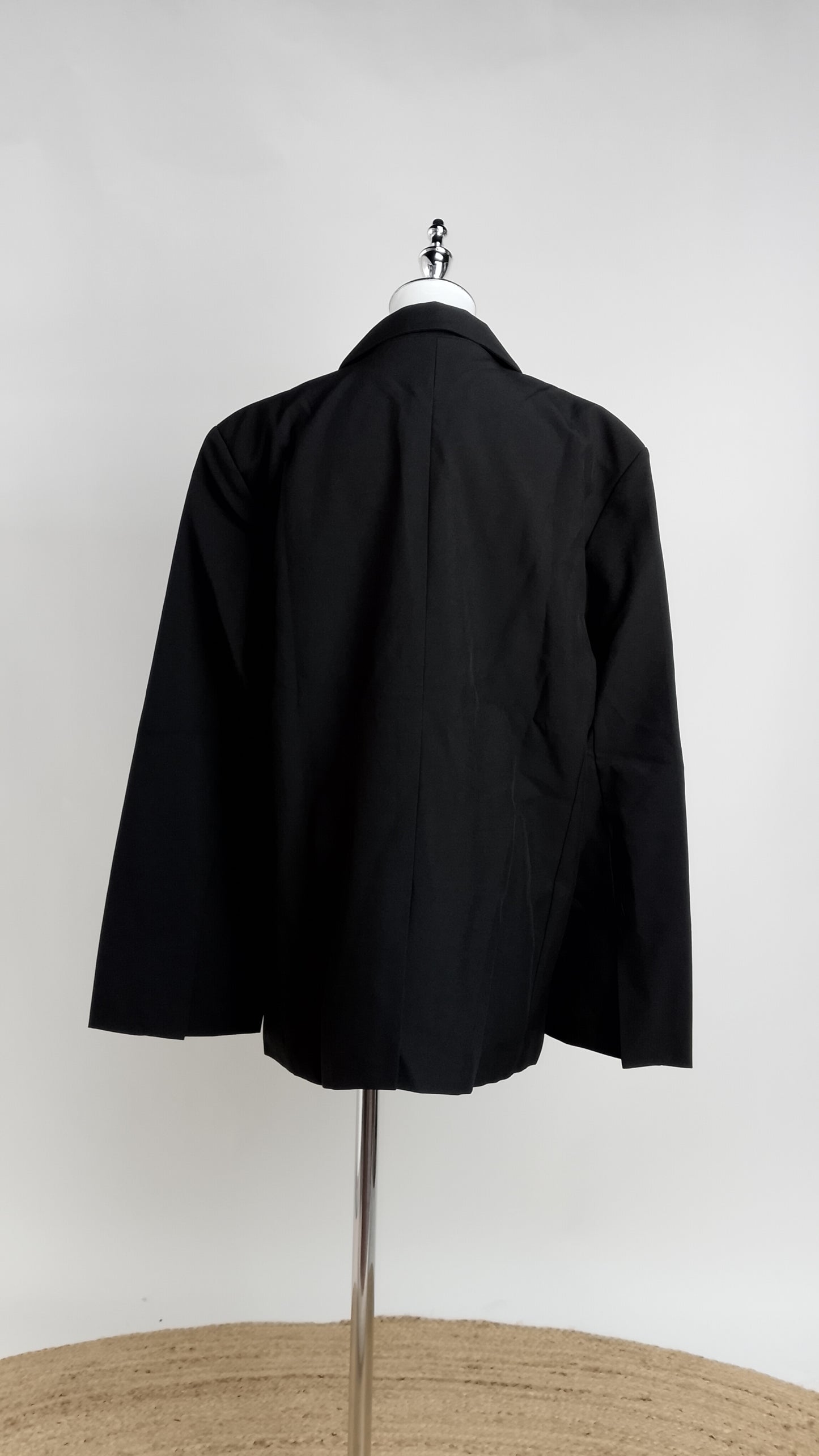 Blazer Negro Elegante Clásico / ANBL2640
