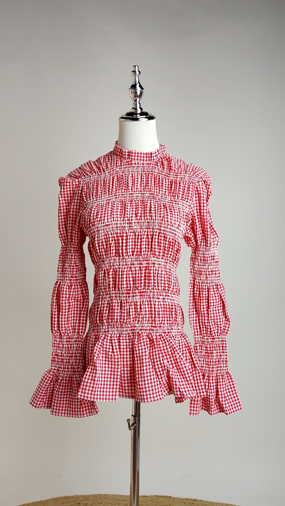 Blusa Smock con Volantes en Manga / ANB26045