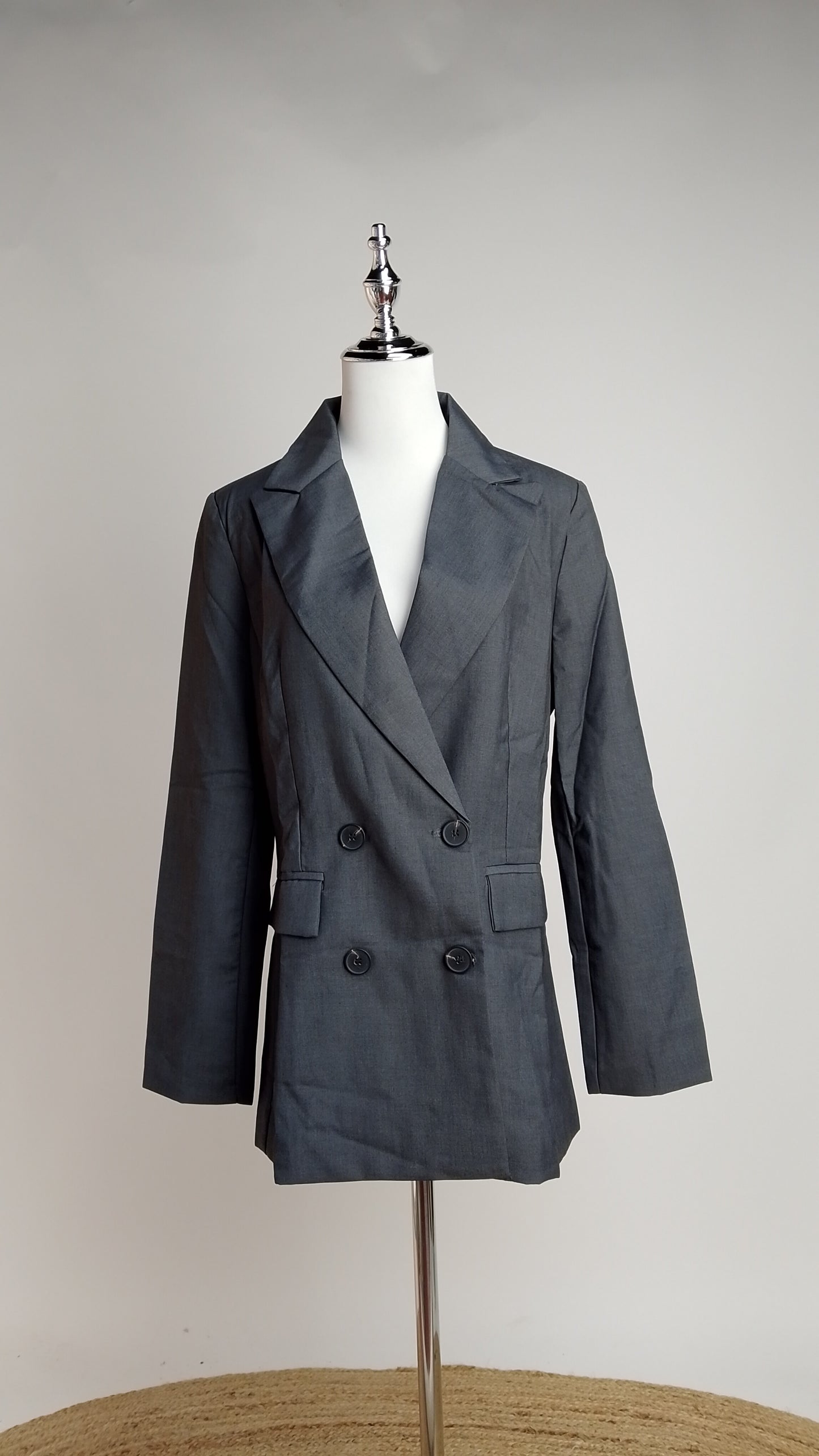 Blazer Gris Elegante / ANBL2649
