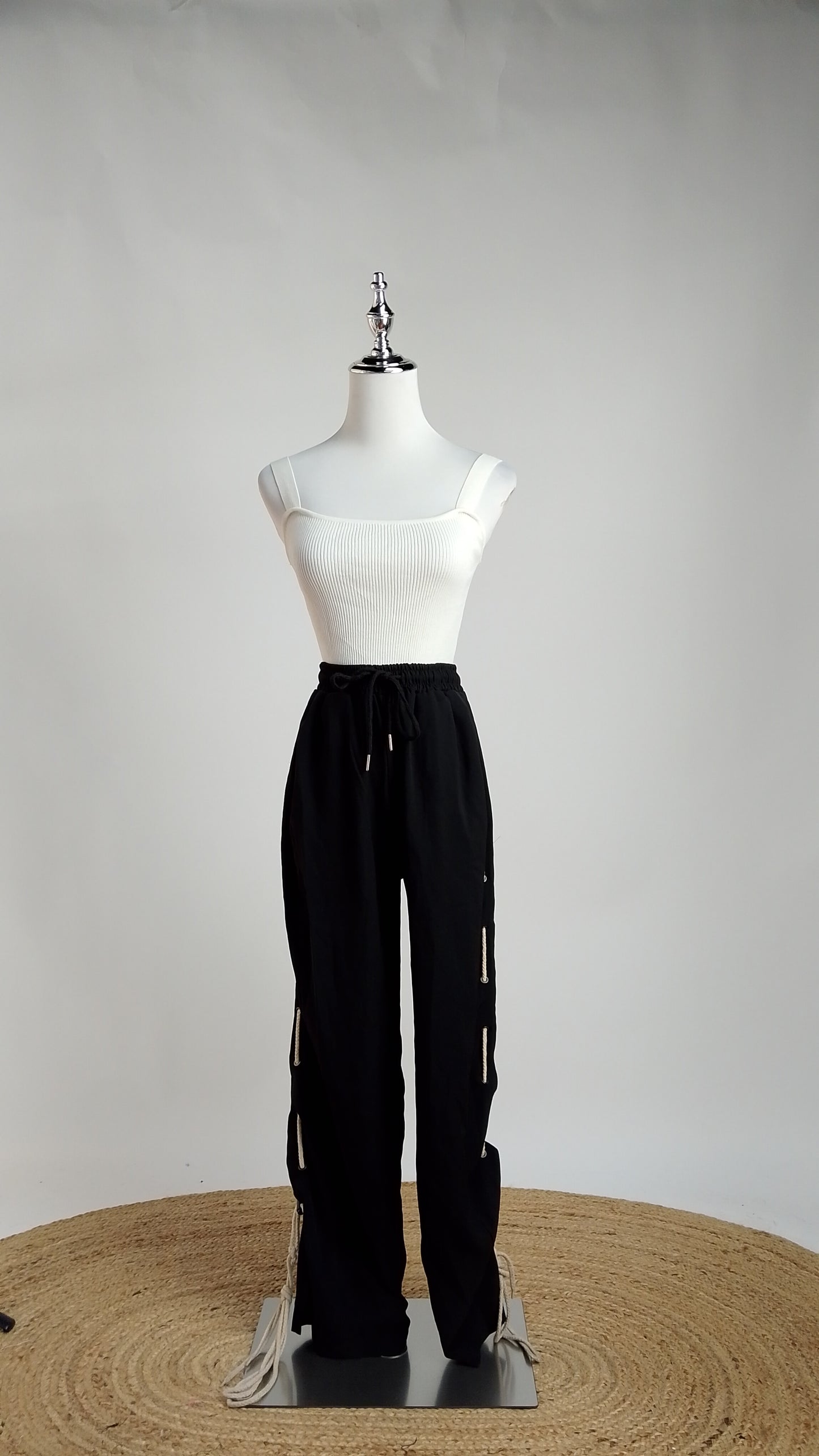 Pantalón Negro Deportivo / ANE1001-53