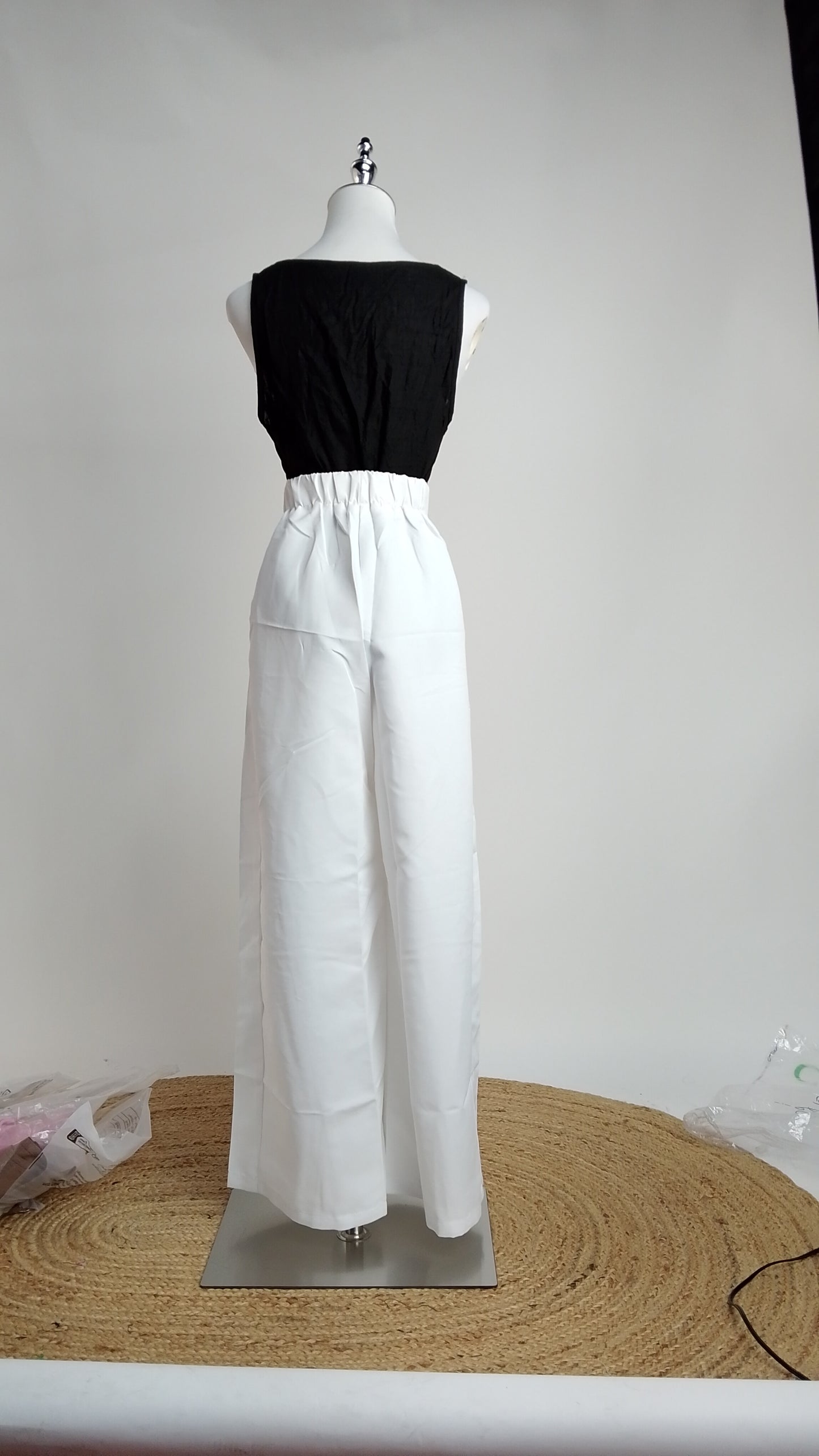 Pantalón Blanco Palazzo Clásico / ANE1001-55