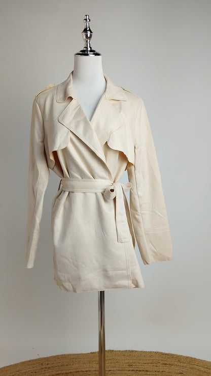 Blazer Beige Elegante Clásico / ANBL2627