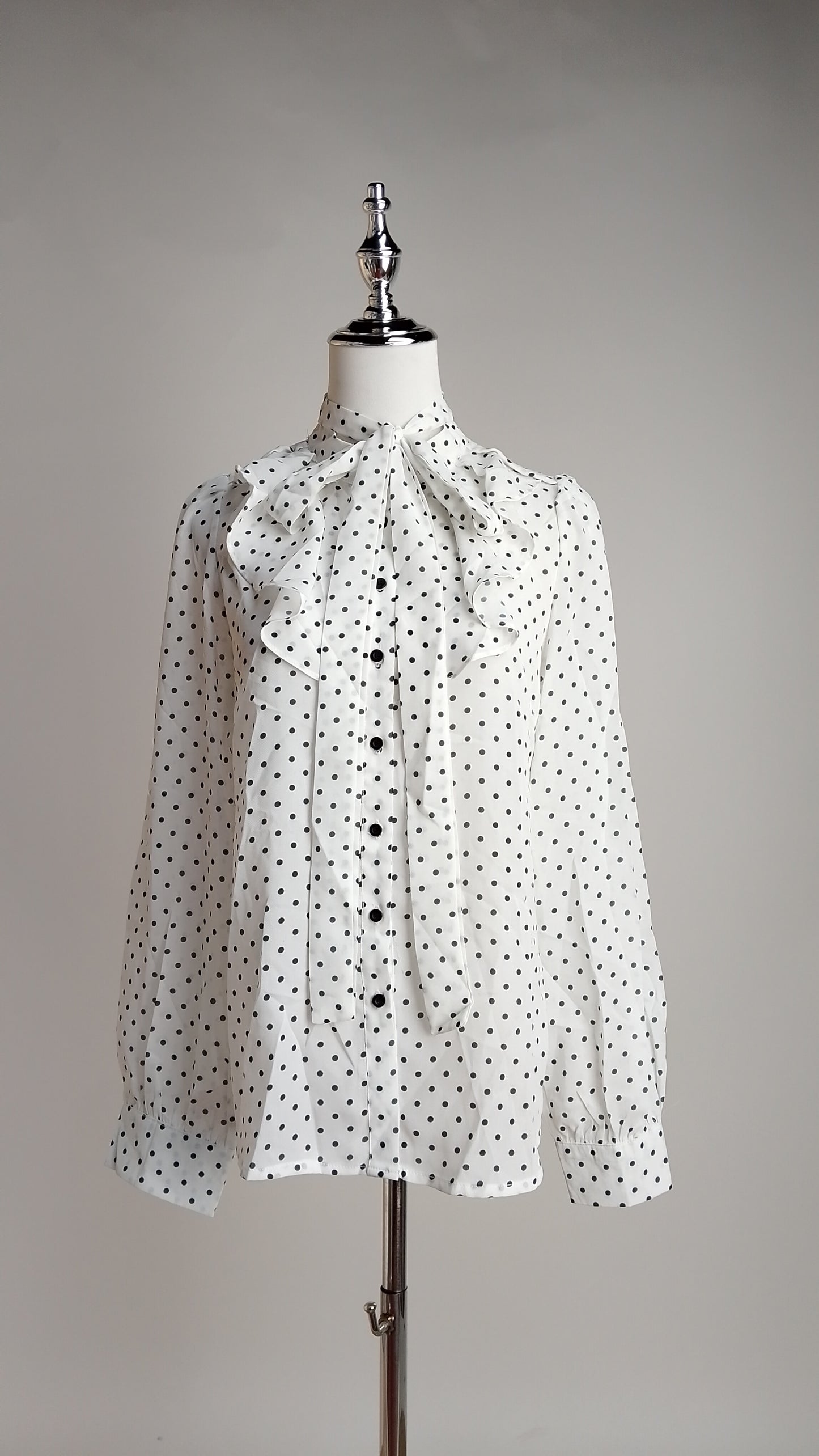 Blusa Estampada con Cuello Alto / ANB26043