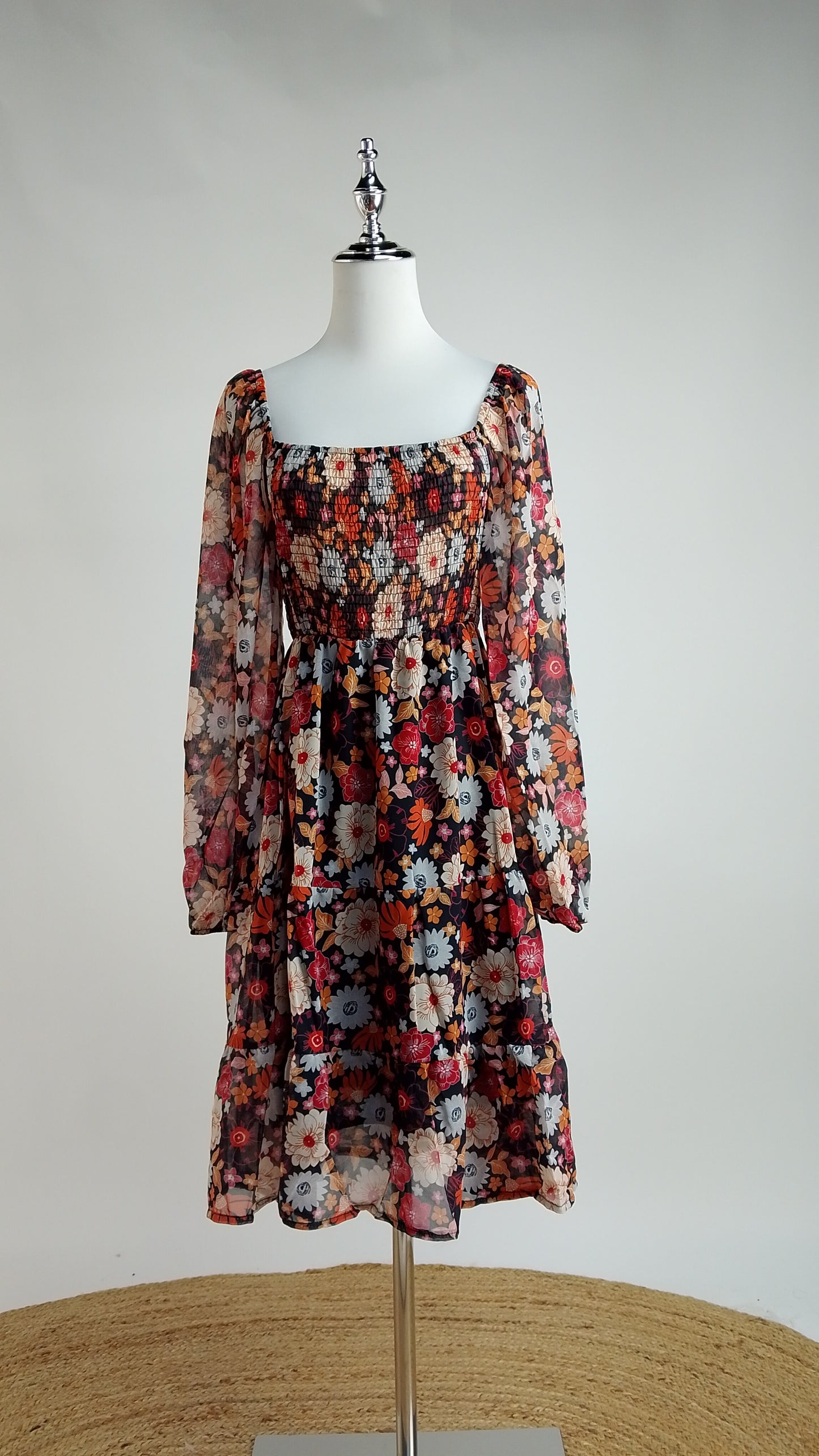 Vestido Floral Suelto Bohemio / MV12