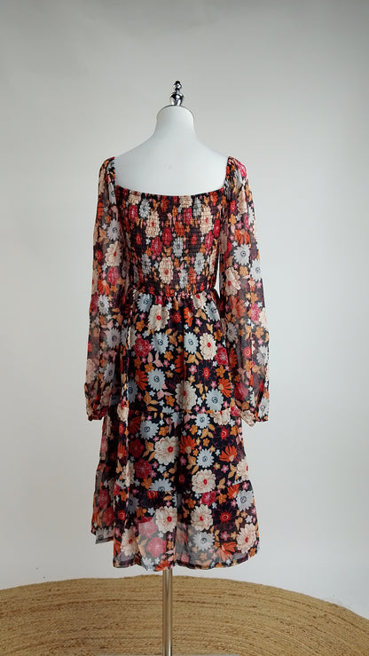 Vestido Floral Suelto Bohemio / MV12